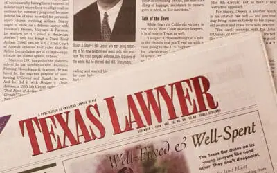 Houston Solo wins at 9th Circuit | Reprinted from Texas Lawyer, December 15, 1998.